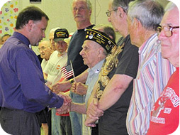 Veterans' ceremony