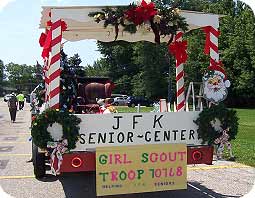Christmas in July Float